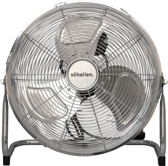 Netagon 14" Chrome Metal High Velocity Cold Air Circulator Adjustable Floor Fan 