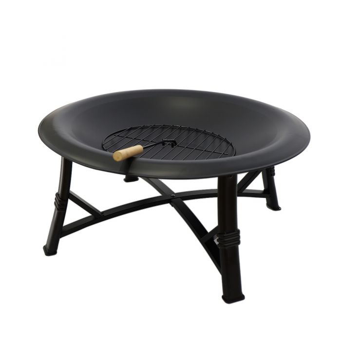 Wood Burning Fire Pit Bowl, Outdoor Fire Pit Replacement Pan Round