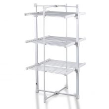 Schallen Mini 3 Tier Foldable Airer Indoor Fast Dry Washing Electric Clothes Dryer Rack with Cover