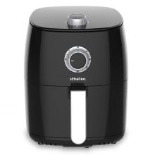 Schallen 2.6L Compact Air Fryer Oven with Healthy Rapid Air Circulation, Removable Frying Rack & Timer