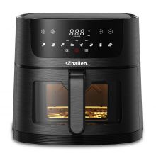 Schallen 6L Digital Air Fryer Healthy Low Fat Fast Cooking Machine with Timer, Grill Rack & Touch Screen