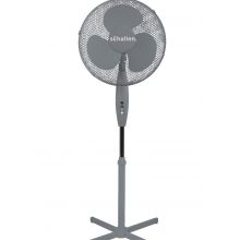 Schallen 16" Electric Oscillating Floor Standing Pedestal Air Cooling Fan - GREY