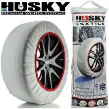 Husky Winter Car Wheel Ice, Frost & Snow Chain Socks for 15" Tyres