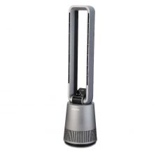 Schallen Oscillating Bladeless Contemporary LED Touch Tower Fan with Remote, Timer & 12 Speed Settings