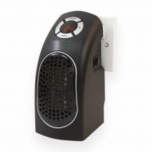 Benross Black Small PTC Plug in Heater with 2 Heat Settings, Timer & LED Display