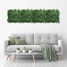 Artificial Wall Panel Big Leaf 4 Pack Home Decor Stylish Decoration Garden Fence