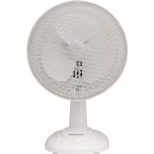Schallen 6" Small Electric Modern Portable Air Cooling Fan with Tilt Feature - WHITE