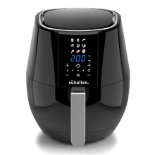 Schallen Black Gloss Healthy Eating Low Fat Large 3.5L 1300-1500W Digital Display Air Fryer