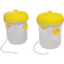 Outdoor Non-Toxic Eco Friendly Flying Insect Fly, Wasp, Mosquito & Hornets Catcher Trap (Child, pets and wildlife Safe)