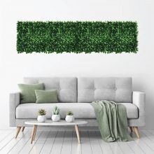 Artificial Wall Panel Bay Leaf 4 Pack Home Decor Stylish Decoration Garden Fence