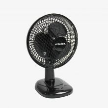 Schallen 6" Small Electric Modern Portable Air Cooling Fan with Tilt Feature - Black