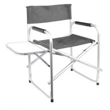 Outdoor Sturdy Portable Travel Camping Folding Directors Chair with Side Table