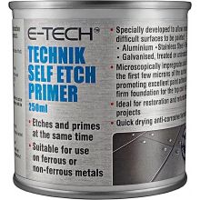 E-TECH Technik Self Etch Primer Grey High Performance Brush On Primer 250ml