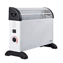 Schallen Modern White 2000W Electric Convector Radiator Heater with Thermostat