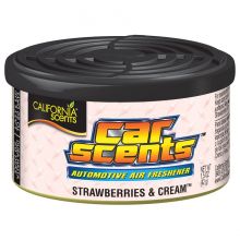 California Scents Car & Home Long Lasting Tin Air Fresheners - STRAWBERRIES AND CREAM