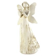 Angelica Angel Ornament Statue Figure for Indoor Home & Outdoor Garden/Grave Use